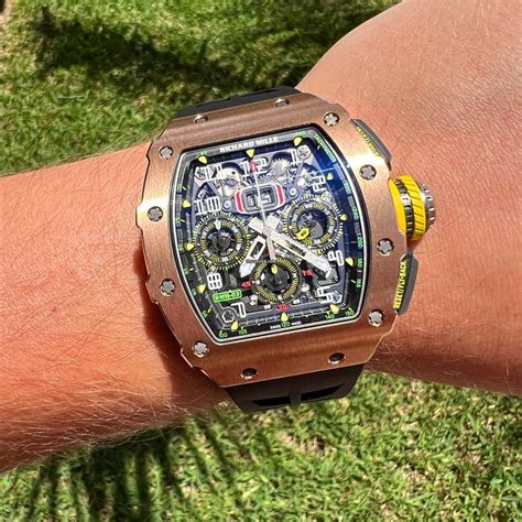 richard mille rose gold watch|richard mille wrist watch price.